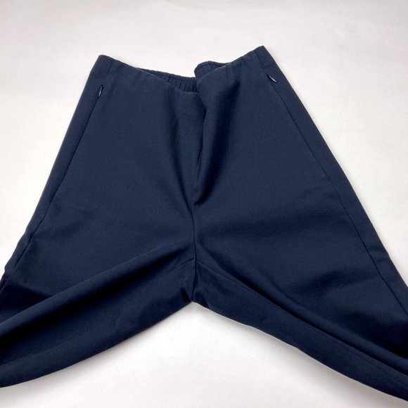 J Jill Essential Cotton Stretch Pants Women 10 Tall Elastic waist Pocket Pull-on - Picture 6 of 10